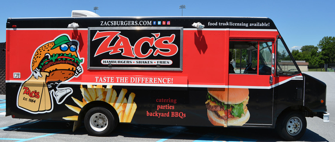 Zac's Burger Bus Chester County Food Truck